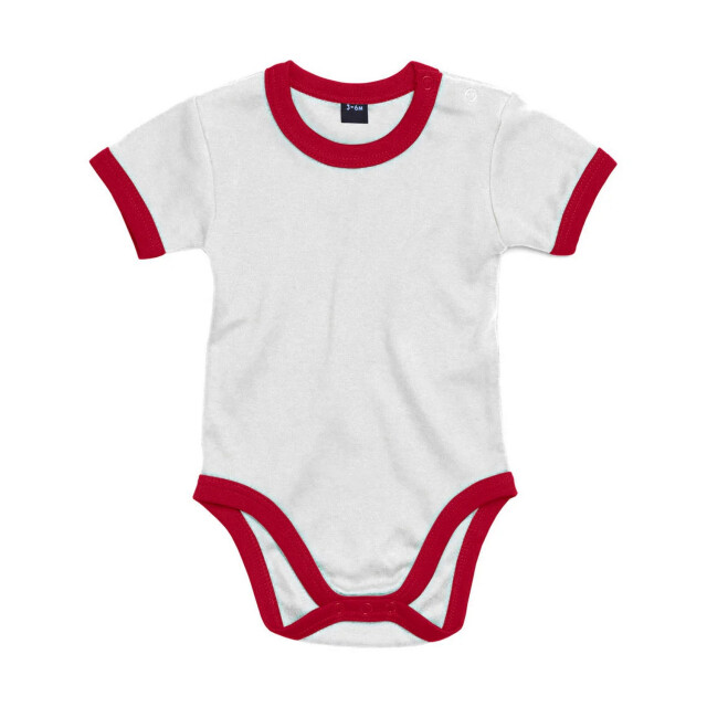 Babybugz Baby ringer body UTFK1860_whitered large