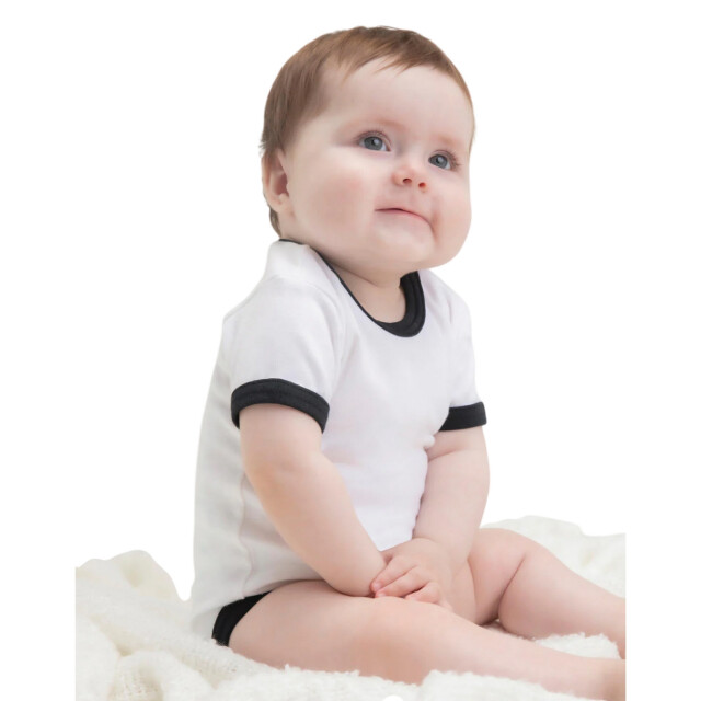 Babybugz Baby ringer body UTFK1860_whiteblack large
