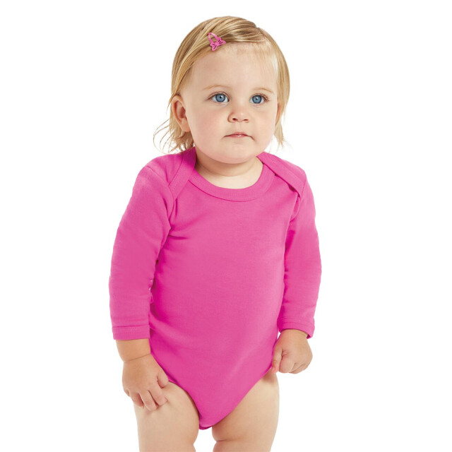 Babybugz Babybody met lange mouwen UTFK1824_fuchsia large