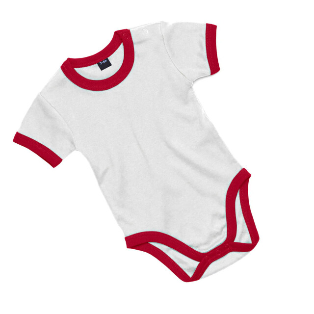 Babybugz Baby ringer body UTFK1860_whitered large