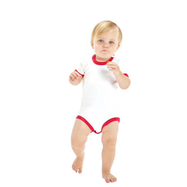 Babybugz Baby ringer body UTFK1860_whitered large