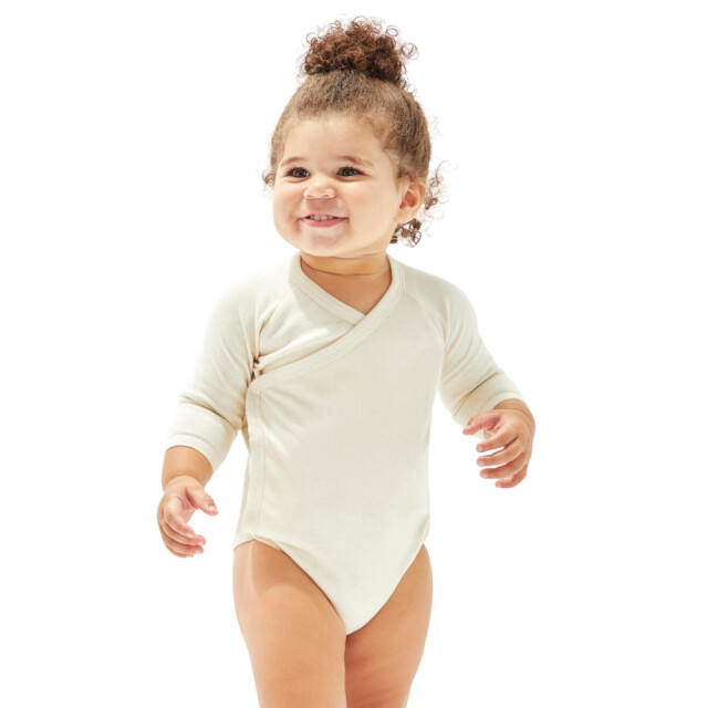 Babybugz Kimono babypakje met lange mouwen UTFK2975_organicnatural large