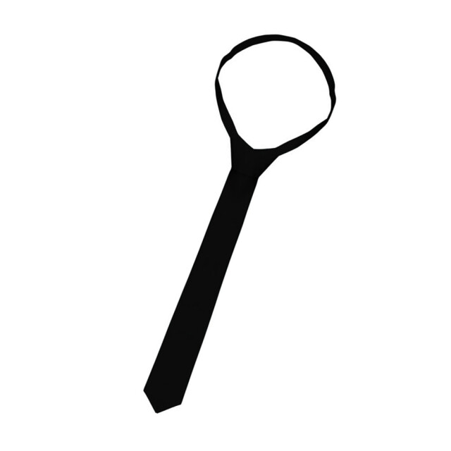 Karlowsky Gewone stropdas voor volwassenen UTLT3104_black large