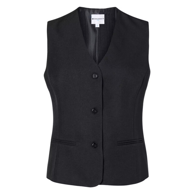 Karlowsky Dames basic vest UTLT3847_black large