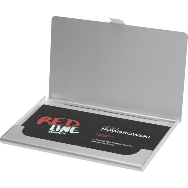 Bullet Shanghai business card holder UTPF2136_silver large