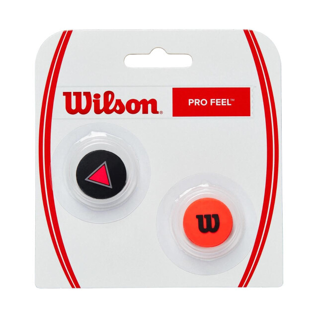 Wilson Pro feel racket dempers (set van 2) UTMR78624_red large
