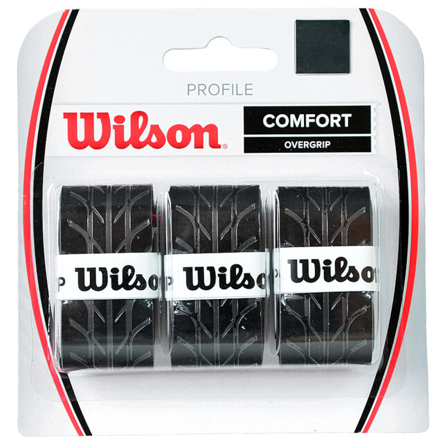 Wilson Pro soft comfort racket overgrip (set van 3) UTMR2241_black large