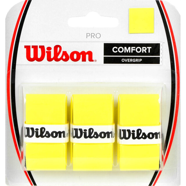 Wilson Pro comfort racket overgrip (set van 3) UTMR2261_yellow large
