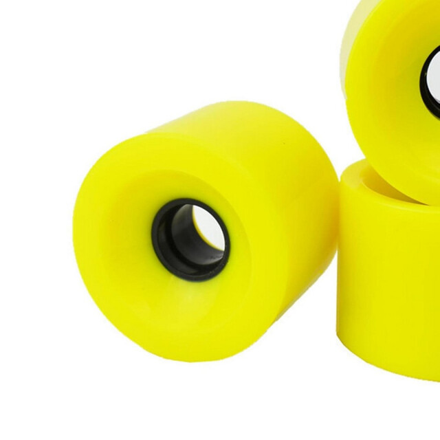 SMJ Sport Plastic skateboardwielen (set van 4) UTMR78322_yellow large