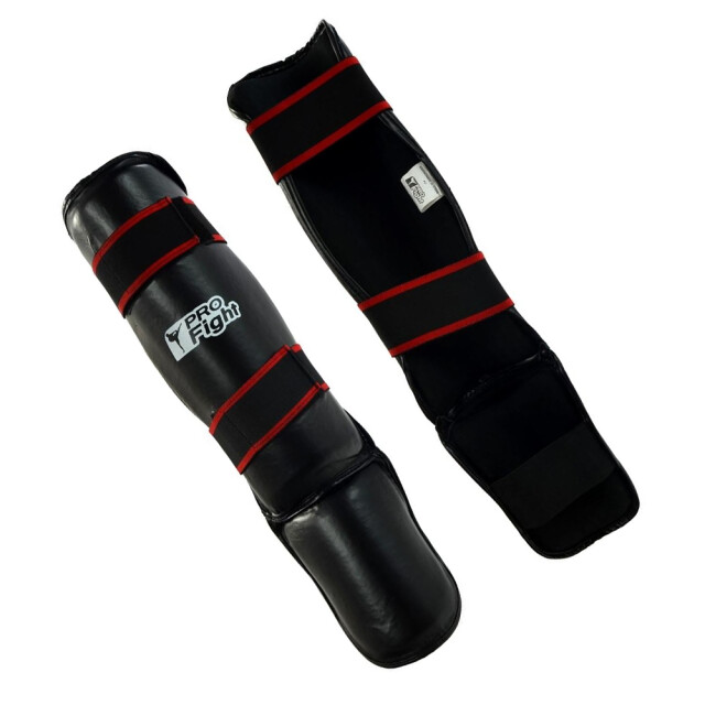PROfight Step synthetisch leren scheenbeschermers (set van 2) UTMR78384_black large