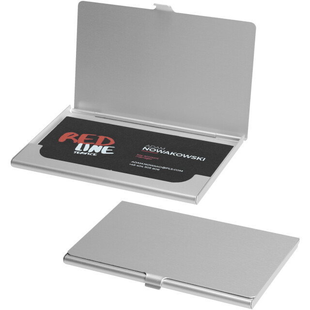 Bullet Shanghai business card holder UTPF2136_silver large