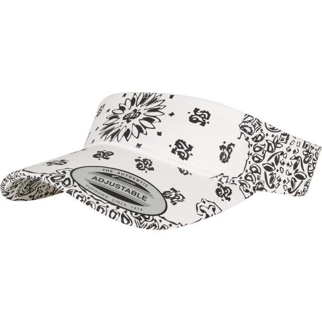 Flexfit Paisley pet met vizier UTTN1540_white large