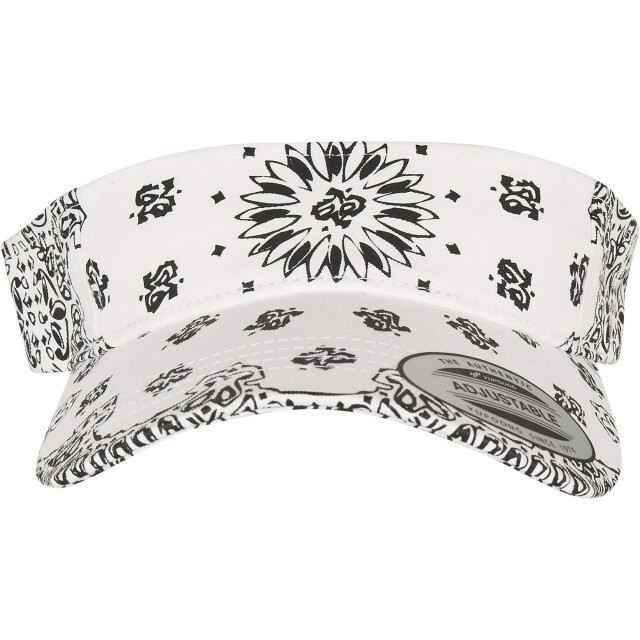 Flexfit Paisley pet met vizier UTTN1540_white large