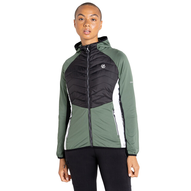 Dare2b Dames surmount ii wollen hybride jas UTRG6701_duckgreenblack large