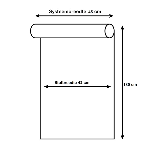 4goodz Rolgordijn lichtdoorlatend easy 45x180 cm - 3056954 large