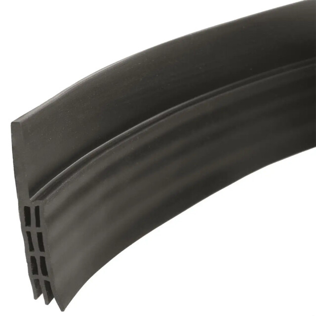 WDMT Zelfklevende tochtstrip voor deuren 100 x 5 cm zwart 3192407 large