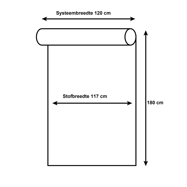 4goodz Rolgordijn lichtdoorlatend easy 120x180 cm - 3047691 large