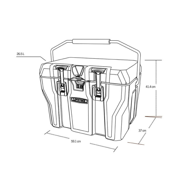 Lifetime Koelbox premium 27 liter lb90911 33x55x41cm - 3059637 large