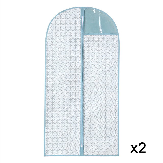 CaliCosy Set van 20 hoezen voor witte en blauwe kleding h120 cm 2931746 large