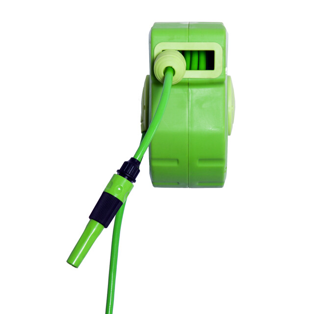 4goodz Wandslangenbox 180 graden draaibare slanghaspel 10 mtr automatische 3158251 large