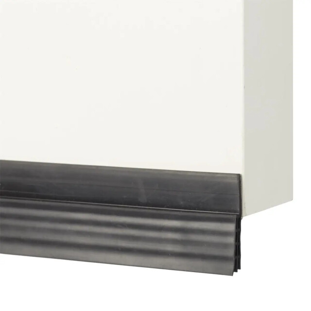 WDMT Zelfklevende tochtstrip voor deuren 100 x 5 cm zwart 3192407 large