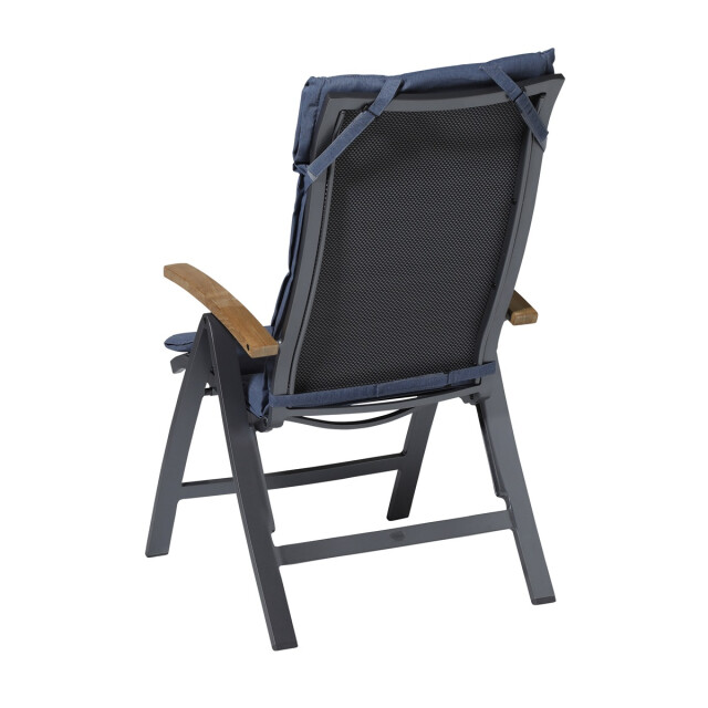 Madison tuinkussen fiber deluxe panama safier blue ca. 125x50 cm set van 3083544 large