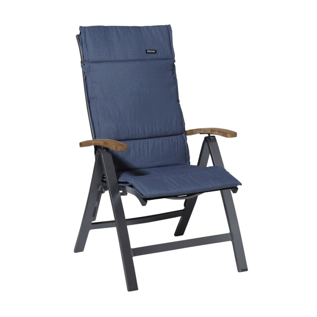Madison tuinkussen fiber deluxe panama safier blue ca. 125x50 cm set van 3083544 large