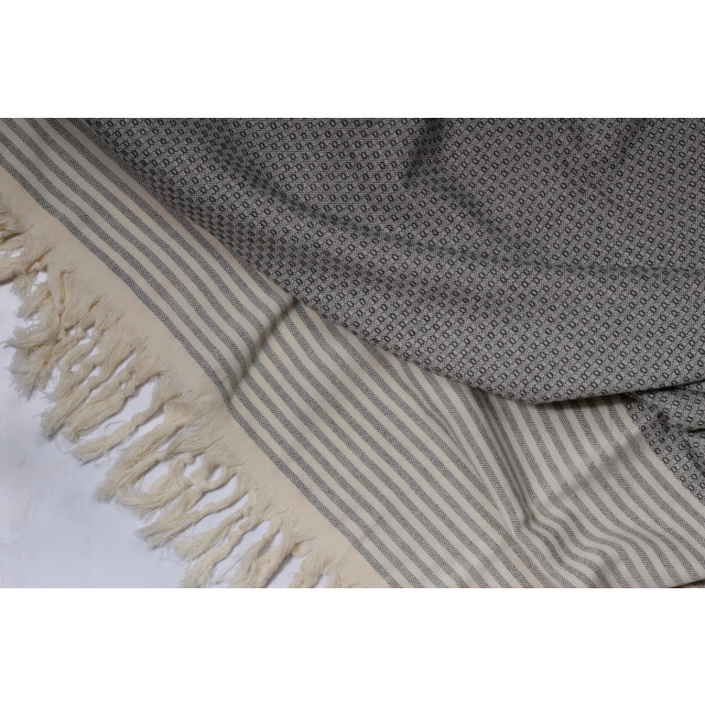 Phlox Hamamdoek 100 x 200 cm, saunadoek, strandhanddoek, yogadoek en spa-doek, 3176417 large