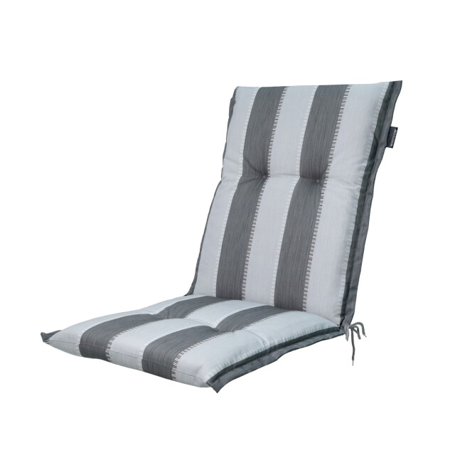 Madison tuinstoelkussen lage rug banda grey ca. 105x50 cm set van 4 3083009 large