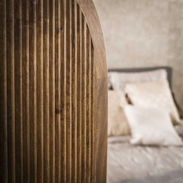 Hoyz roomdivider wave 3-delig massief mango zandkleur 3016549 large