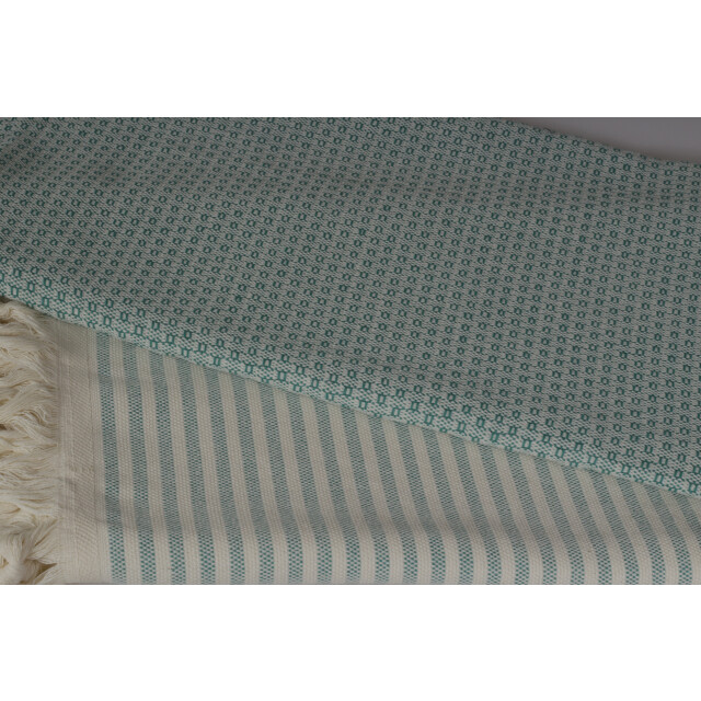 Phlox Hamamdoek 100 x 200 cm, saunadoek, strandhanddoek, yogadoek en spa-doek, 2904539 large