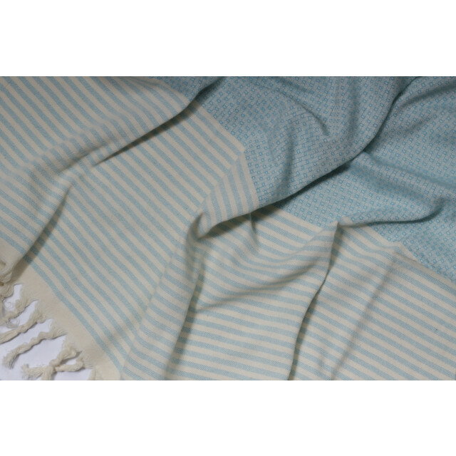 Phlox Hamamdoek 100 x 200 cm, saunadoek, strandhanddoek, yogadoek en spa-doek, 2904479 large
