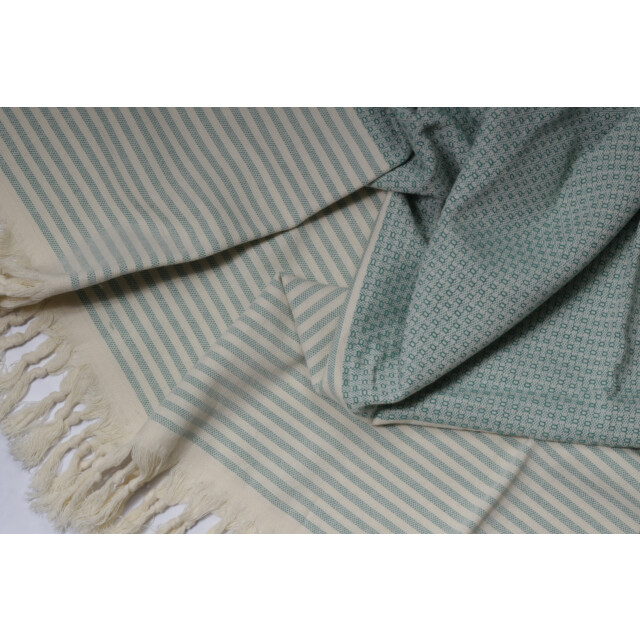 Phlox Hamamdoek 100 x 200 cm, saunadoek, strandhanddoek, yogadoek en spa-doek, 2904539 large