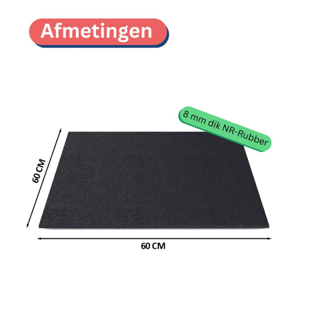 Wasophoogte Trillingsdempers wasmachine 60x60 cm 3182982 large