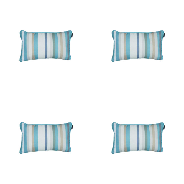 Madison sierkussen righe azure ca. 30x50 cm set van 4 3083088 large