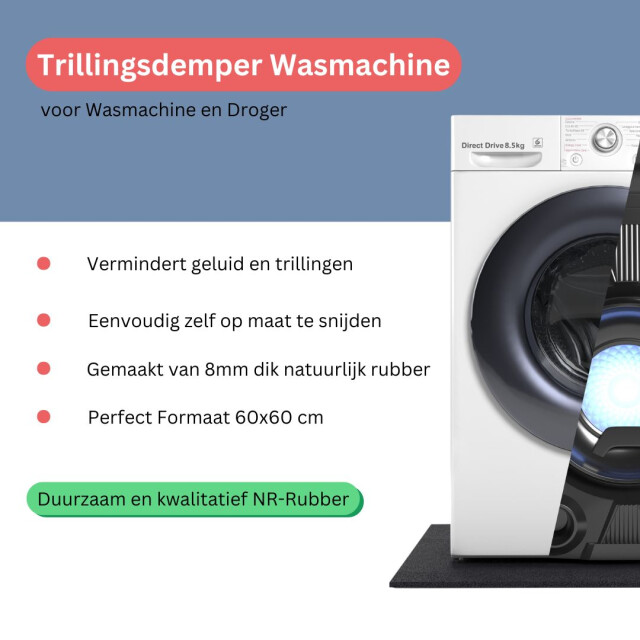 Wasophoogte Trillingsdempers wasmachine 60x60 cm 3182982 large
