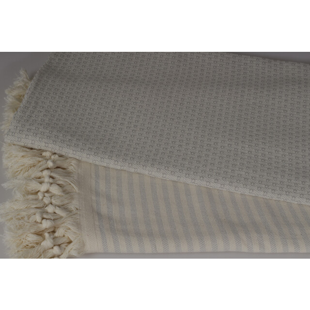 Phlox Hamamdoek 100 x 200 cm, saunadoek, strandhanddoek, yogadoek en spa-doek, 3176415 large