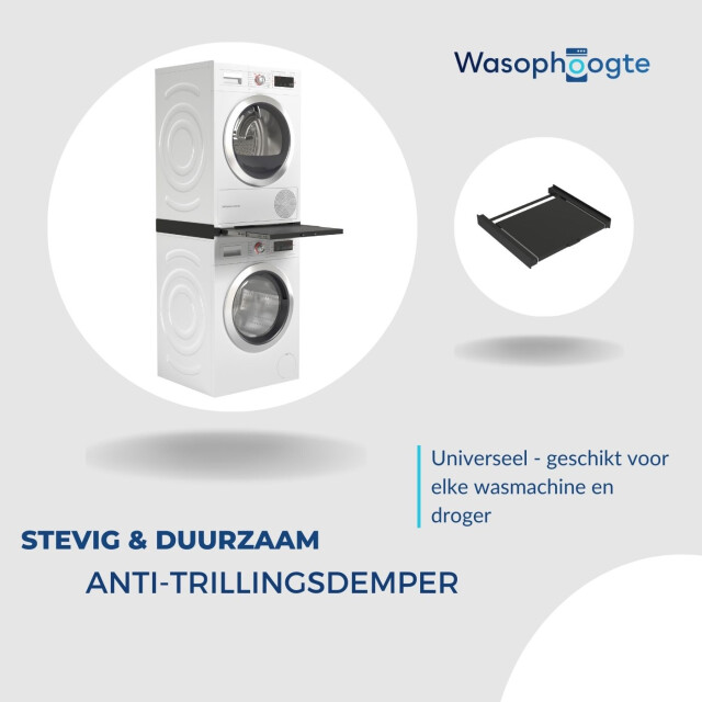 Wasophoogte ® tussenstuk wasmachine & droger met uitschuifbaar 3188018 large