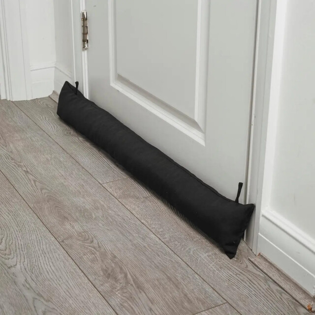 WDMT Tochtstopper voor deuren 90 cm zwart 3192403 large