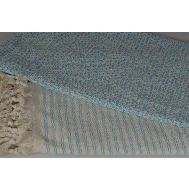 Phlox Hamamdoek 100 x 200 cm, saunadoek, strandhanddoek, yogadoek en spa-doek, 2904479 large