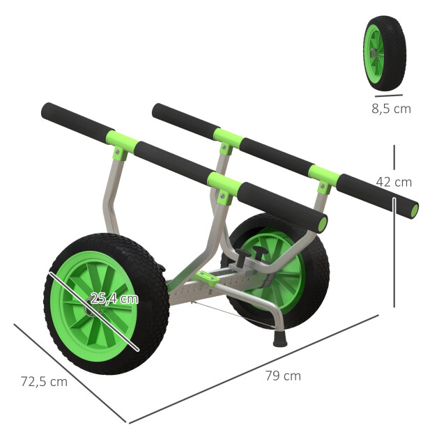 4goodz Bootkar sup vervoer in breedte verstelbaar, draagvermogen tot 100 kg, 3192595 large