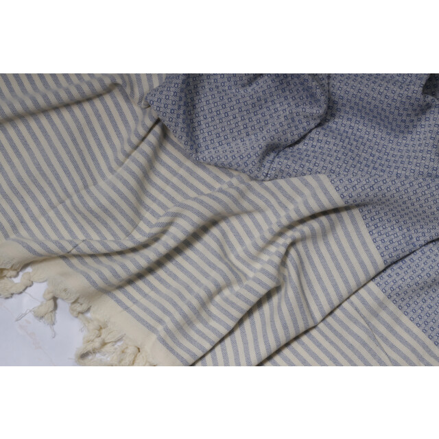 Phlox Hamamdoek 100 x 200 cm, saunadoek, strandhanddoek, yogadoek en spa-doek, 2904480 large