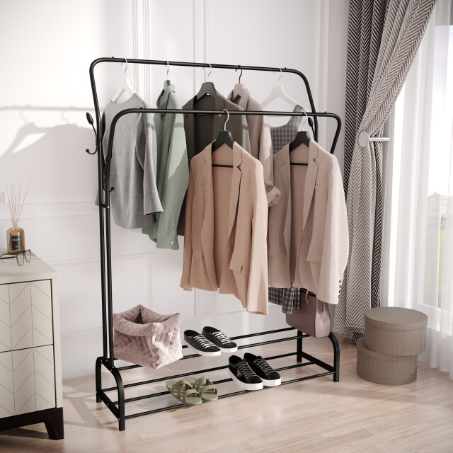 QualiHome ® multifunctioneel kledingrek 3188028 large