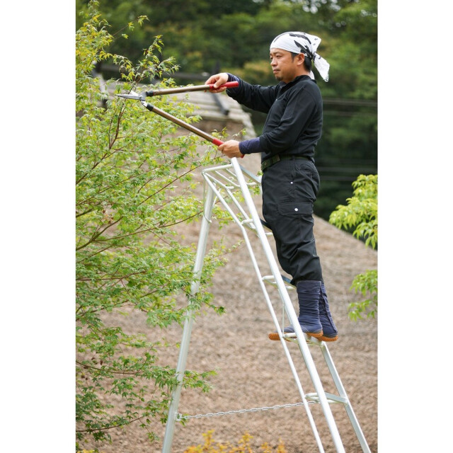 Niwaki Driepoot tuinladder 360 cm snoeiladder tripod ladder plukladder nw03600 3049055 large