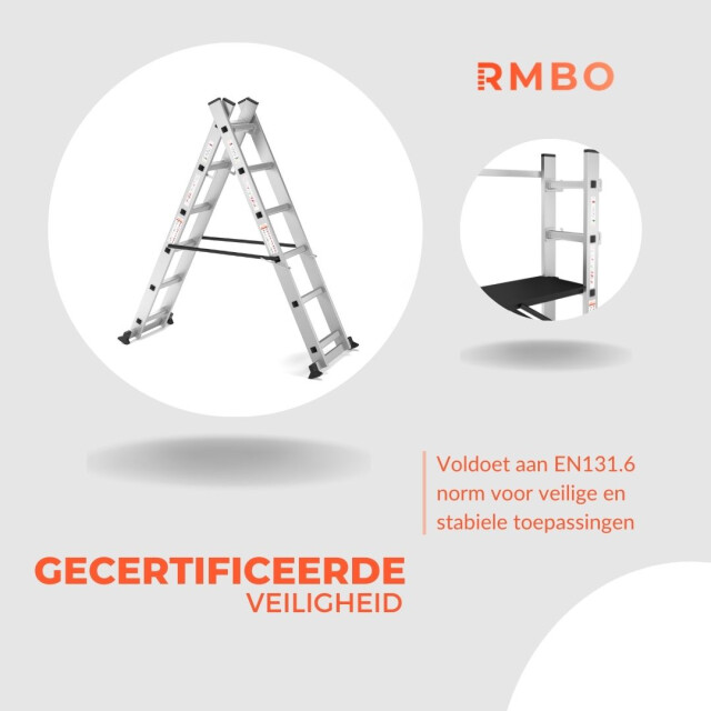 RMBO ® multifunctionele steigerladder 168cm 3182935 large