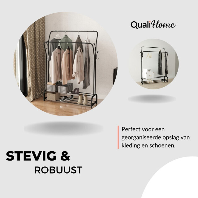 QualiHome ® multifunctioneel kledingrek 3188028 large