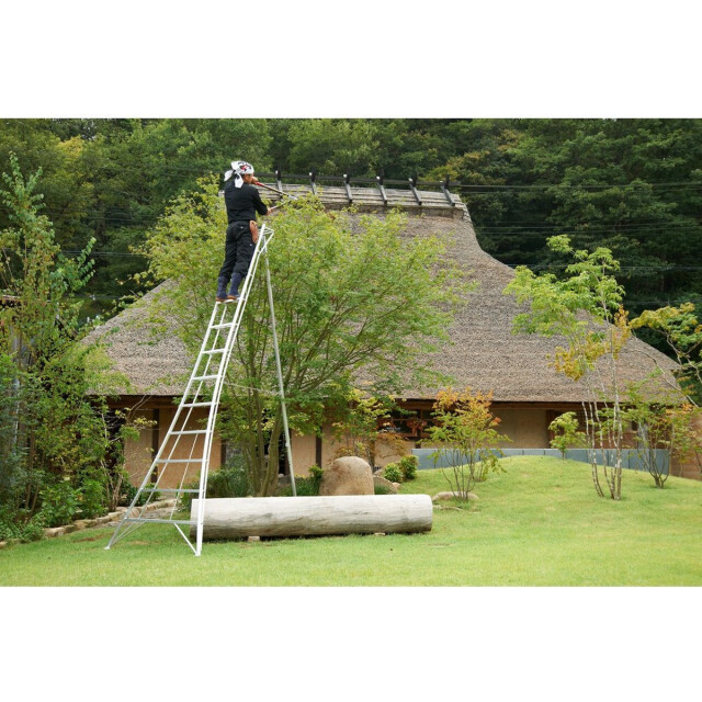 Niwaki Driepoot tuinladder 360 cm snoeiladder tripod ladder plukladder nw03600 3049055 large