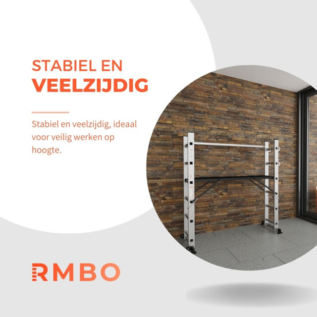 RMBO ® multifunctionele steigerladder 168cm 3182935 large