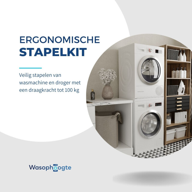 Wasophoogte ® tussenstuk wasmachine & droger 3188036 large