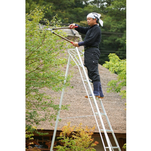 Niwaki Driepoot tuinladder 300 cm snoeiladder tripod ladder plukladder nw03000 3049056 large